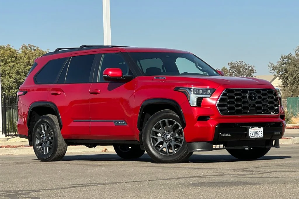 Certified Used 2026 Red Toyota Platinum image 2