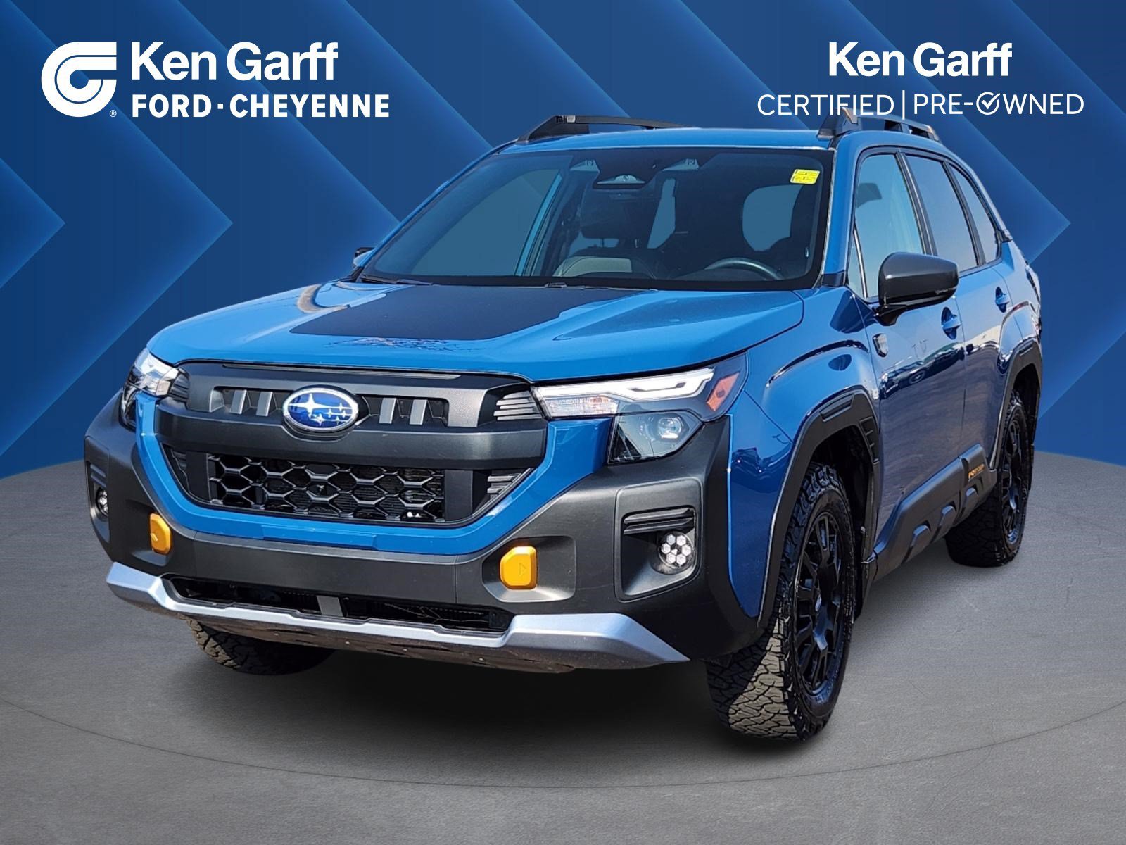 Used 2026 Geyser Blue Subaru Wilderness image 1