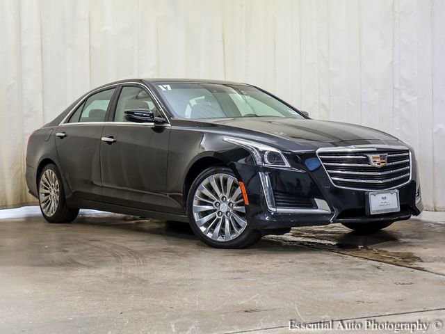 Used 2017 STELLAR BLACK METALLIC Cadillac Luxury AWD image 2
