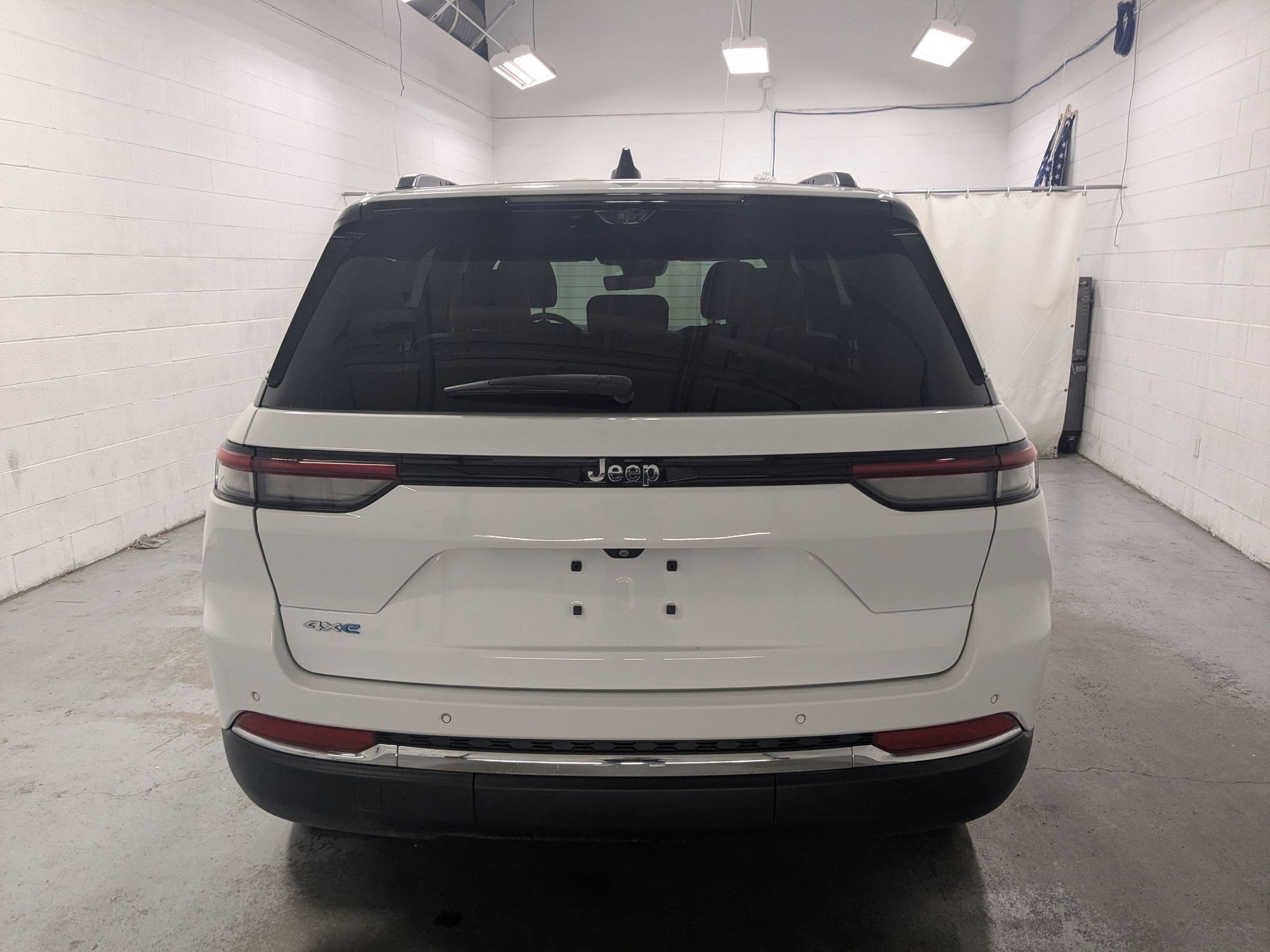 Used 2022 Bright White Clearcoat Jeep 4xe image 5