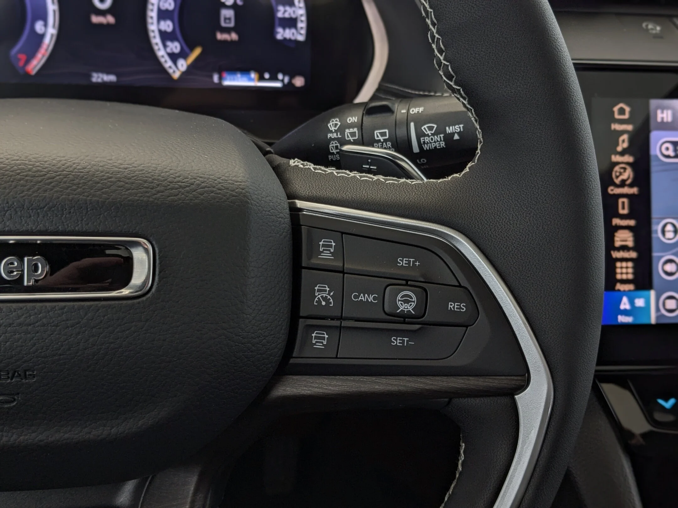 New 2026 Black Jeep Altitude - - Power Sunroof - 20 Gloss Black Wheels - Capri Leatherette/Suede - Remote Start & More! image 16