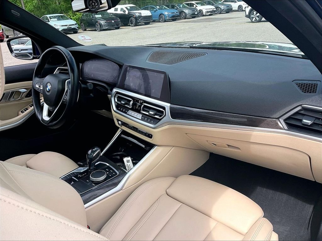Used 2019 Blue BMW 330i xDrive image 14