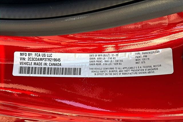 New 2026 Dodge Charger R/T Scat Pack 2D Coupe