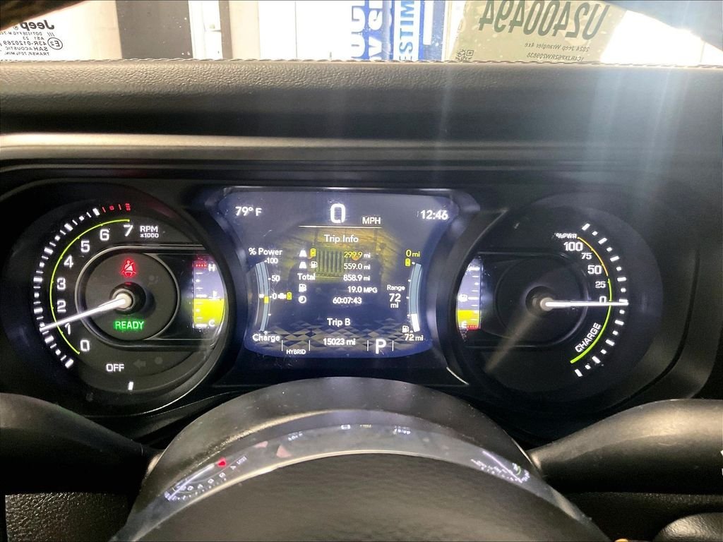 Used 2024 Black Jeep Sahara 4xe image 24