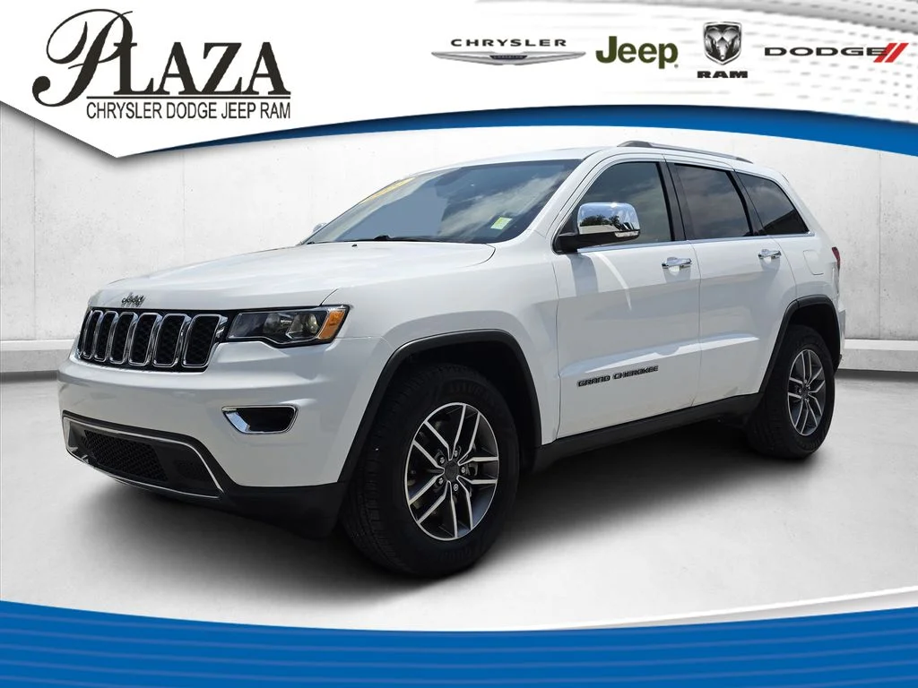 Certified Used 2021 Bright White Clearcoat Jeep Limited image 1