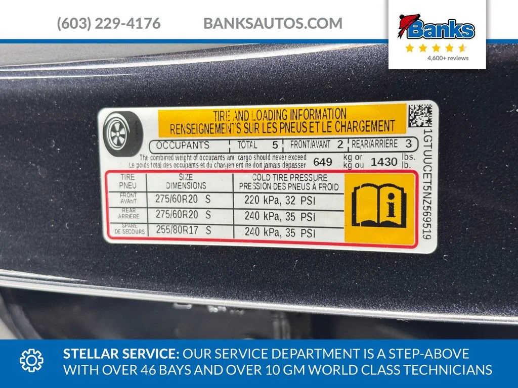 Used 2022 Titanium Rush Metallic GMC Elevation image 9