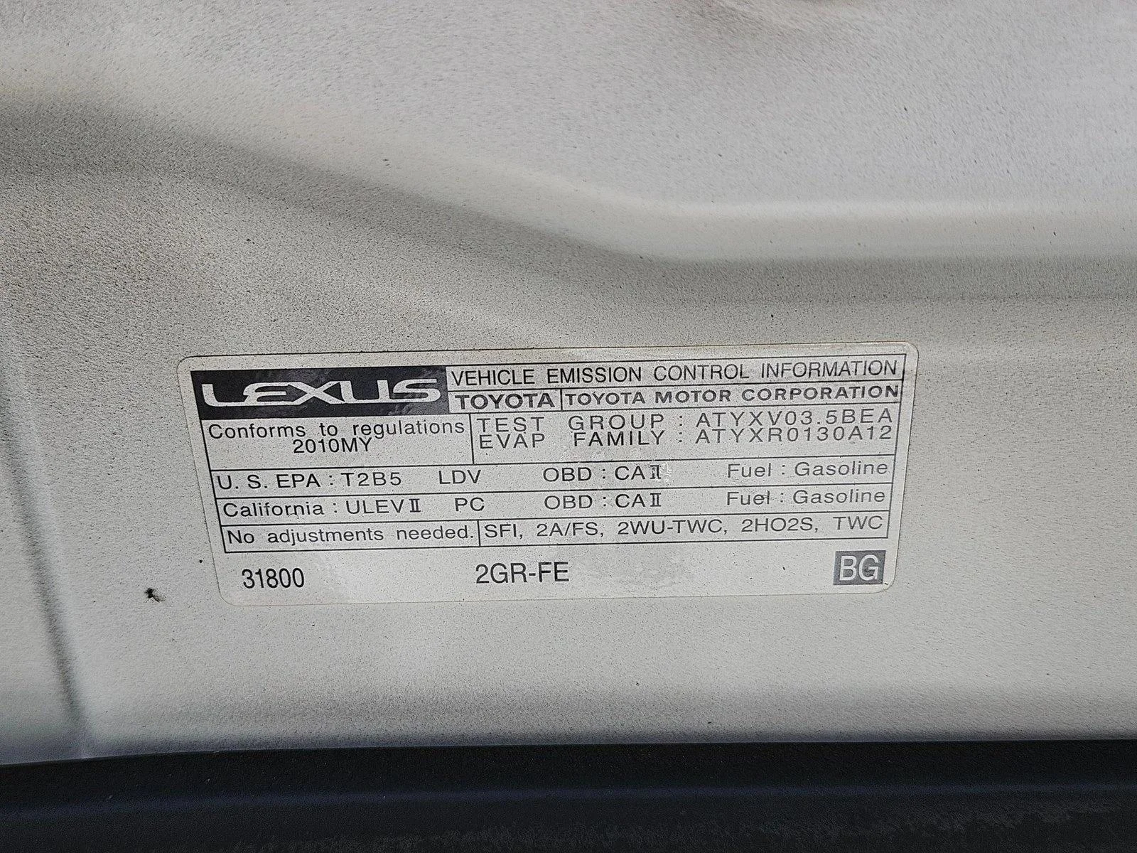 Used 2010 Starfire Pearl Lexus  image 24