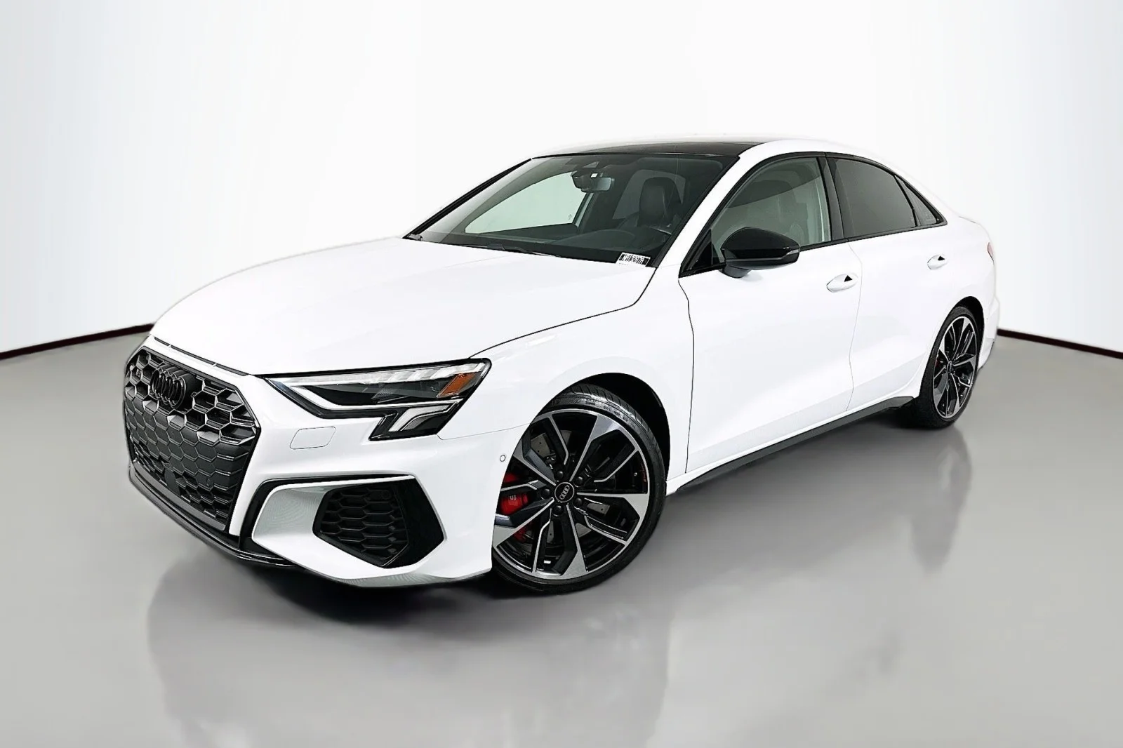 Used 2024 Glacier White Metallic Audi Premium Plus image 1
