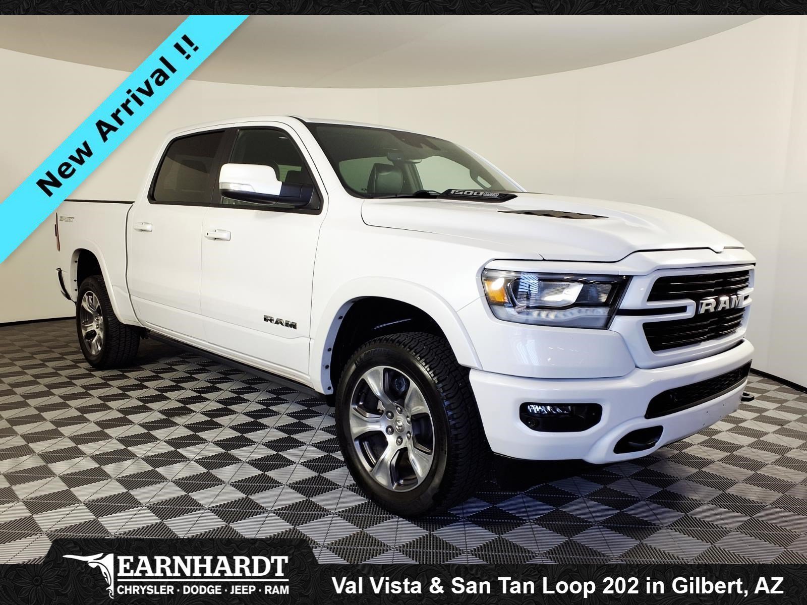 Certified Used 2022 Ivory White Tri-Coat Pearlcoat Ram Laramie image 3