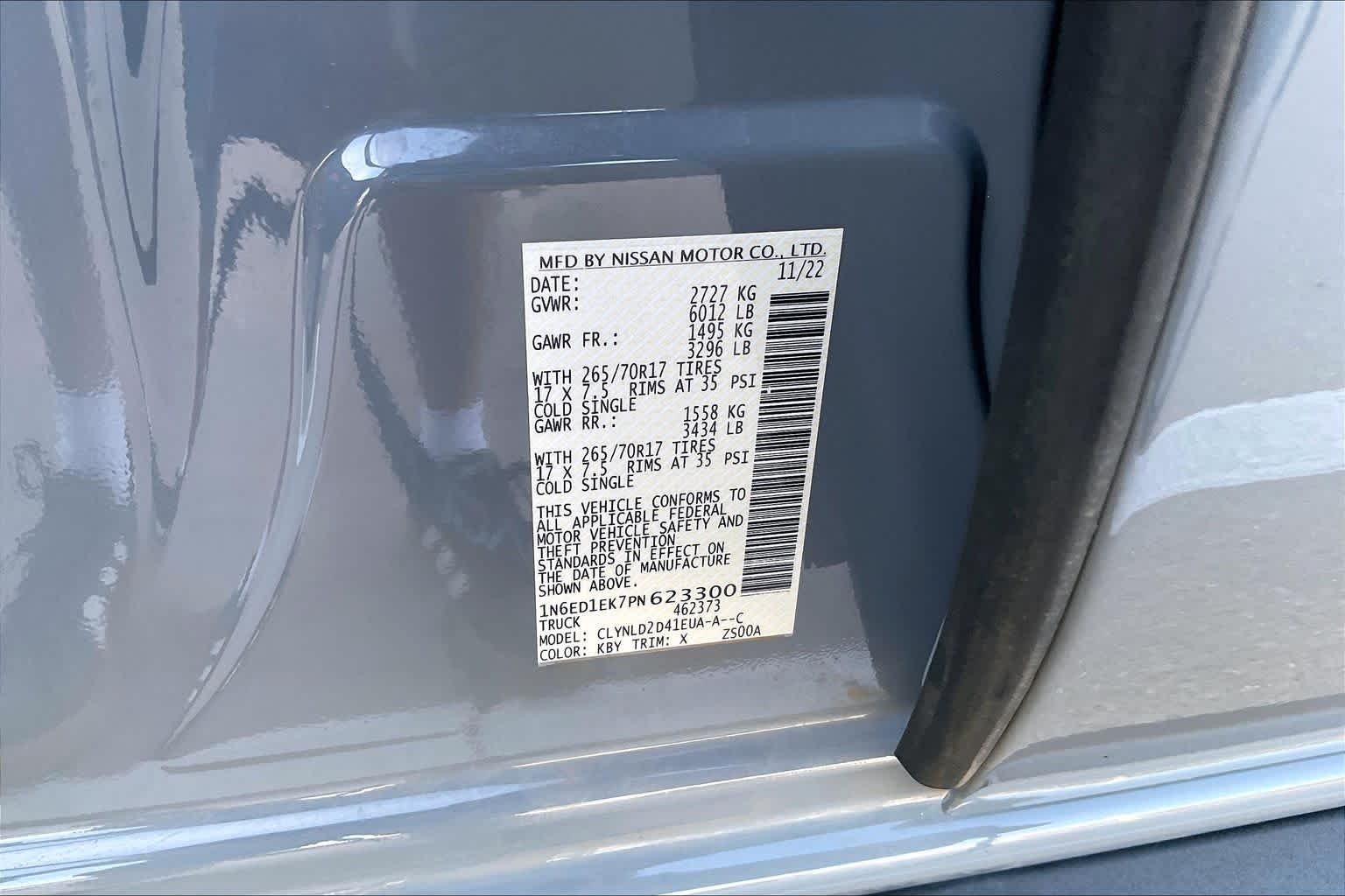 Used 2023 Boulder Gray Pearl Nissan PRO-4X image 31