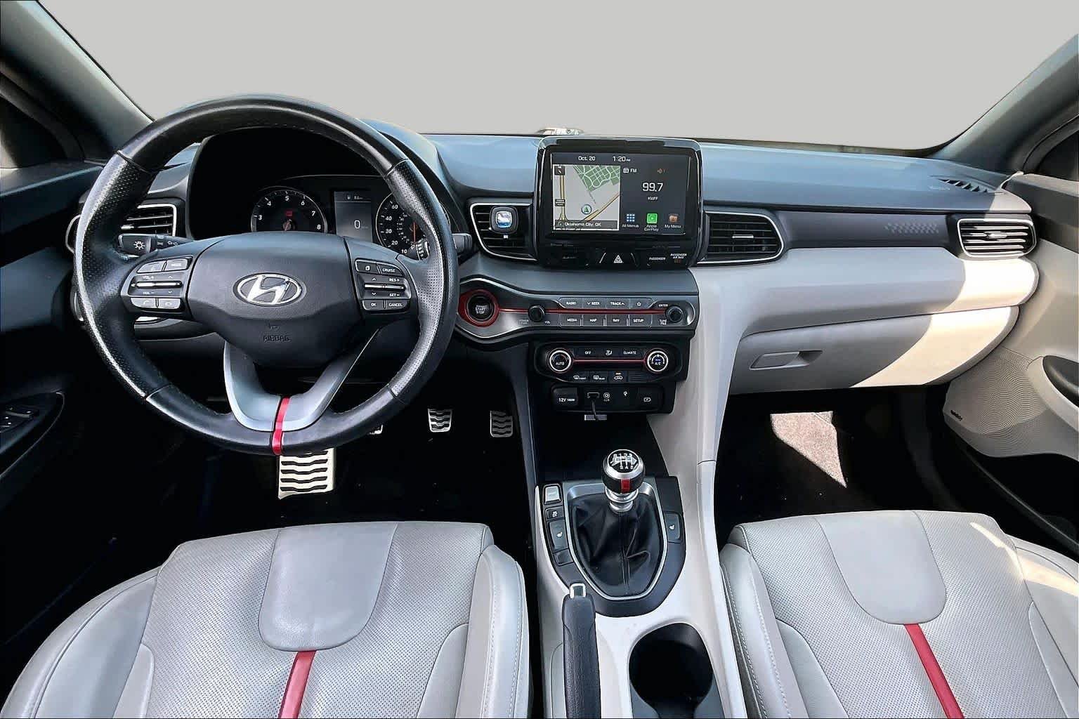 Used 2019 Chalk White w/Black Roof Hyundai Turbo Ultimate image 15