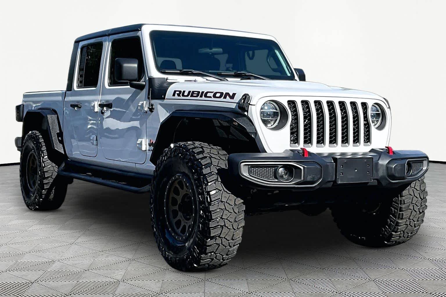 Used 2020 Bright White Clearcoat Jeep Rubicon image 3