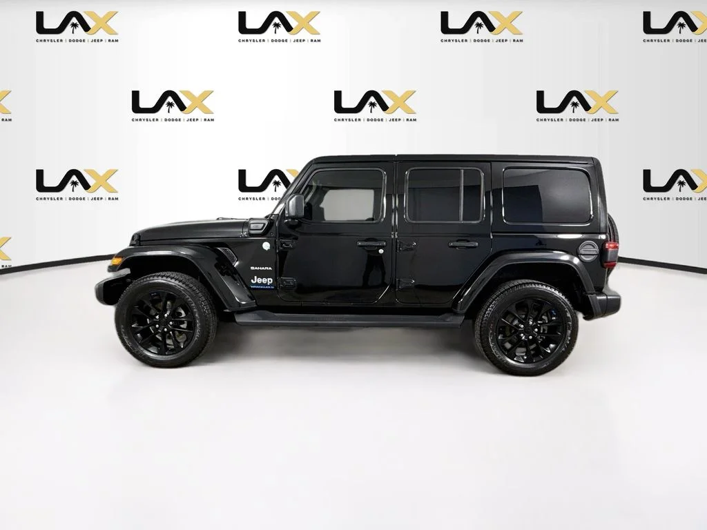 Used 2023 Black Jeep Sahara 4xe image 4