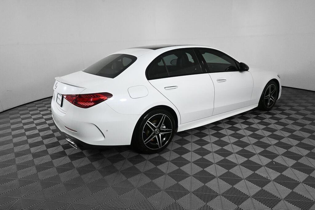 Certified Used 2023 MANUFAKTUR Moonlight White Metallic Mercedes-Benz C 300 image 25