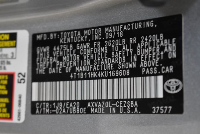 Used 2019 Silver Toyota SE image 34
