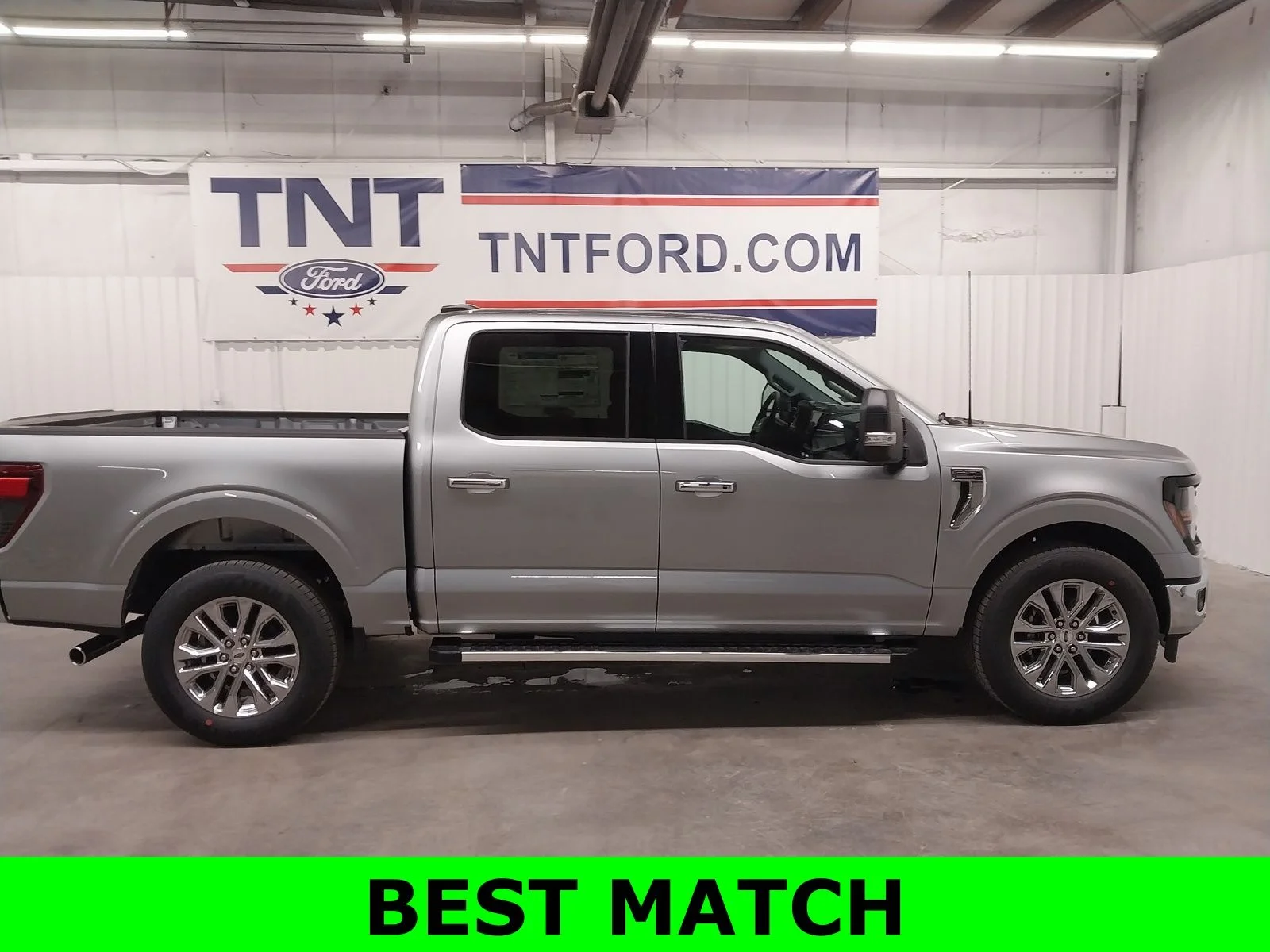 Iconic Silver Metallic 2024 Ford F-150 XLT SuperCrew RWD Pickup Truck 4X2 Automatic