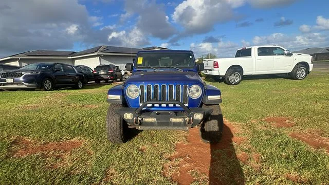 Used 2018 Blue Jeep Unlimited Sahara image 8