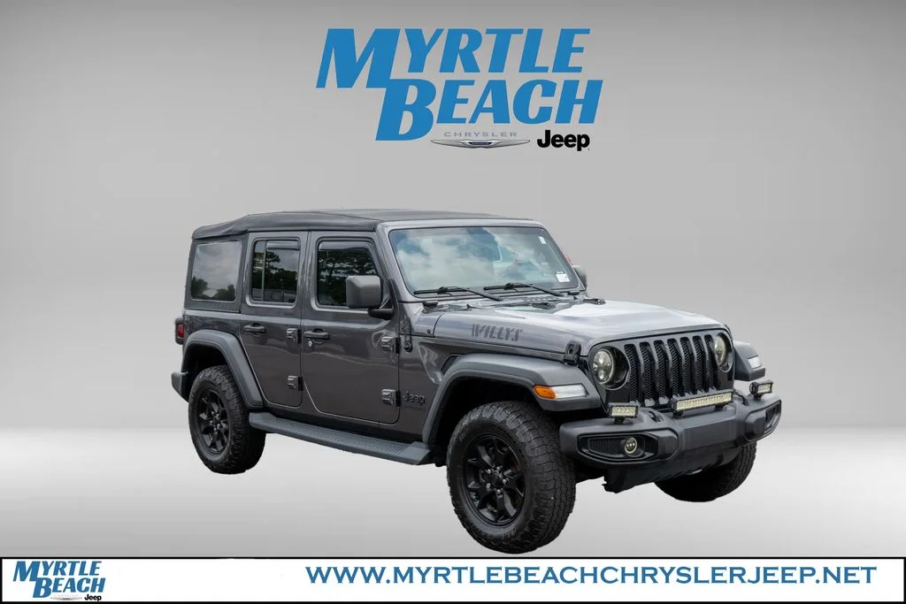Certified Used 2021 Crystal Metallic Jeep Unlimited Willys image 8