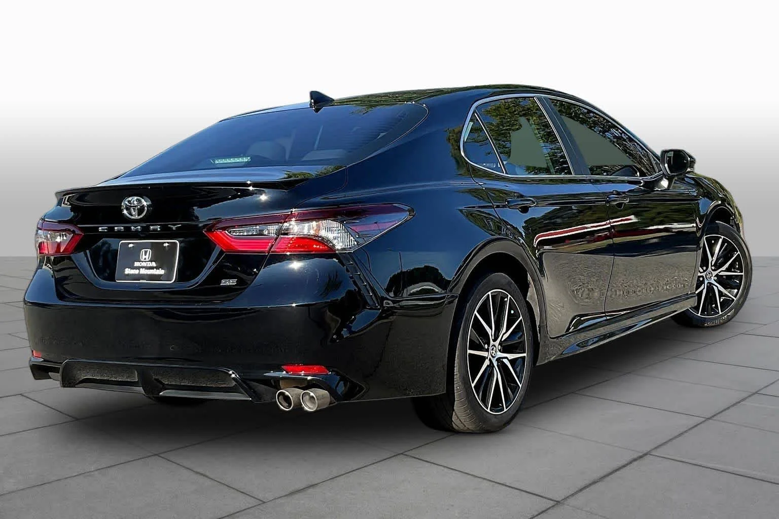 Used 2023 Midnight Black Metallic Toyota SE image 12