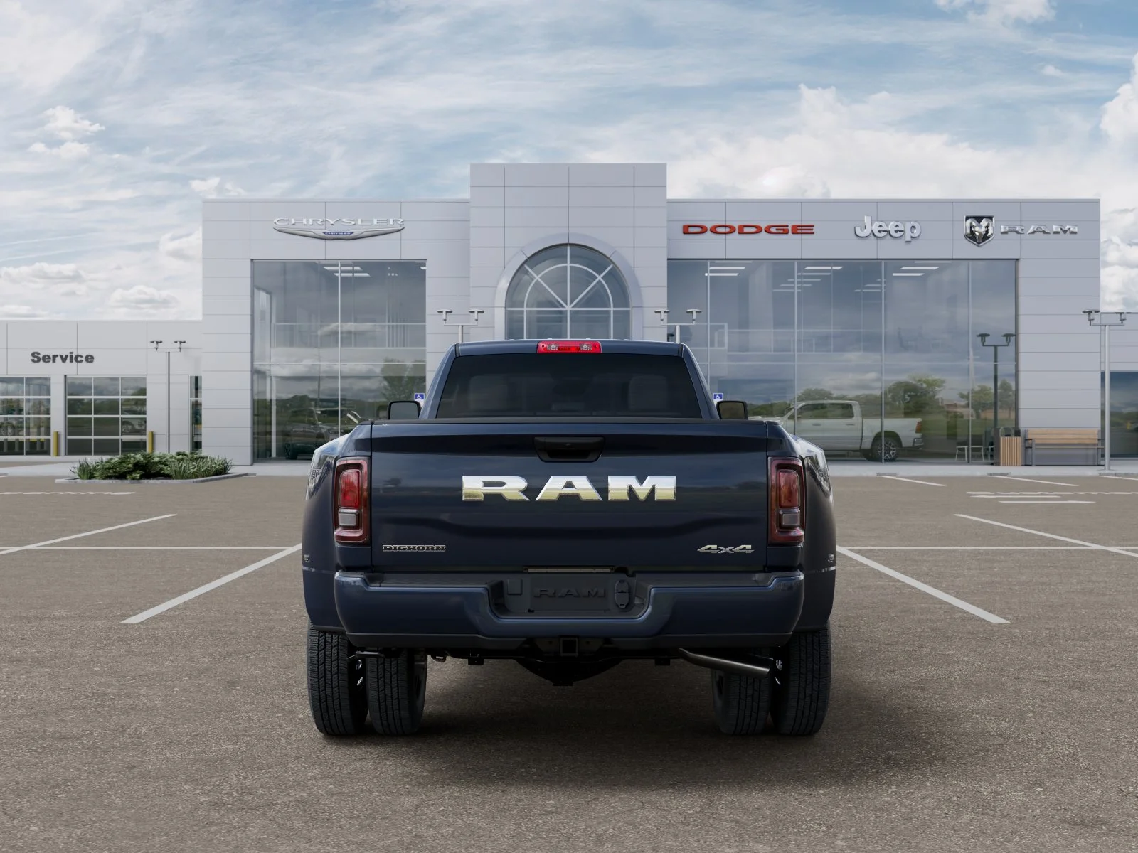 New 2026 Forged Blue Metallic Exterior Paint RAM Big Horn image 35