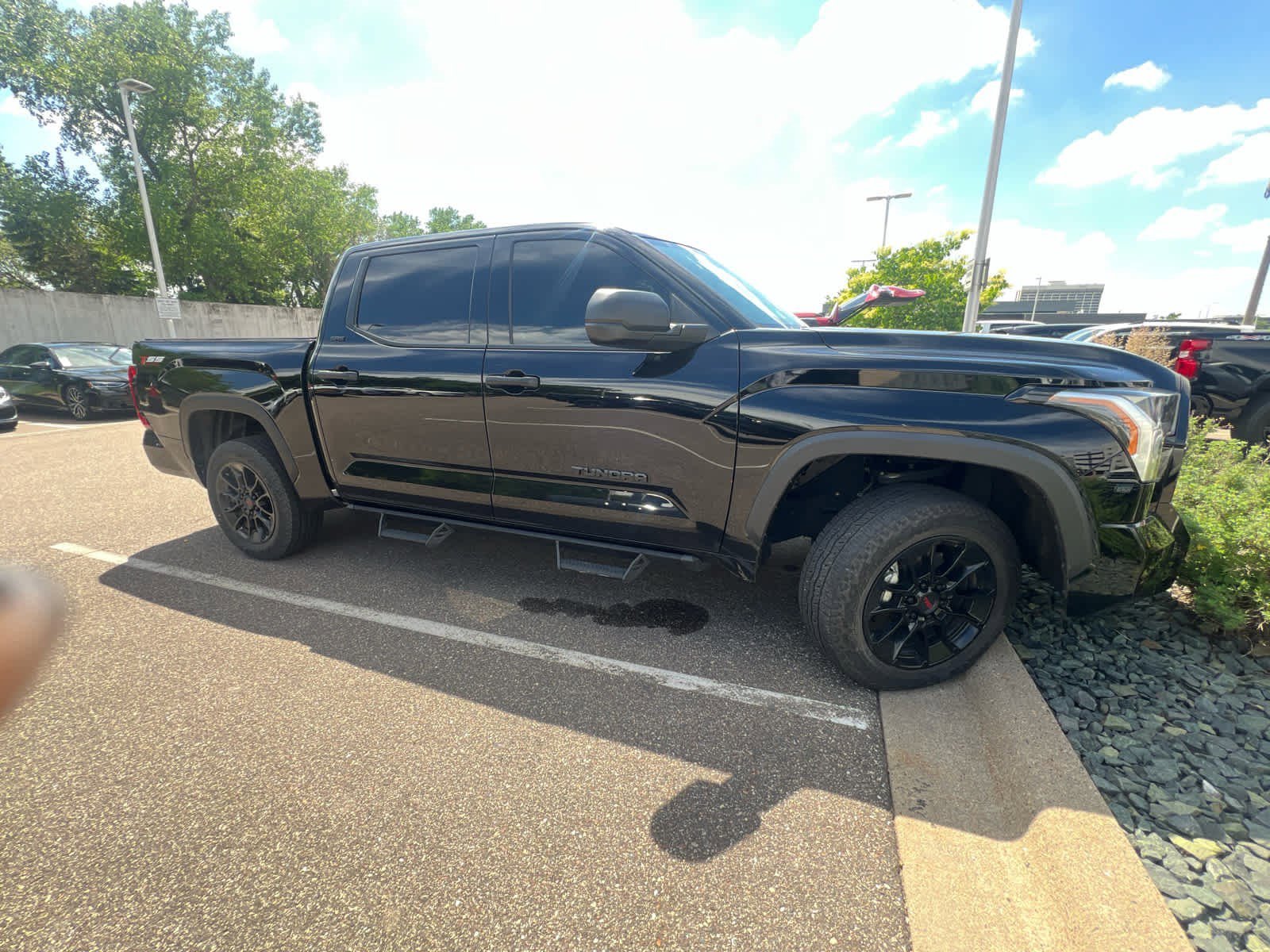 Used 2023 Midnight Black Metallic Toyota SR5 image 2