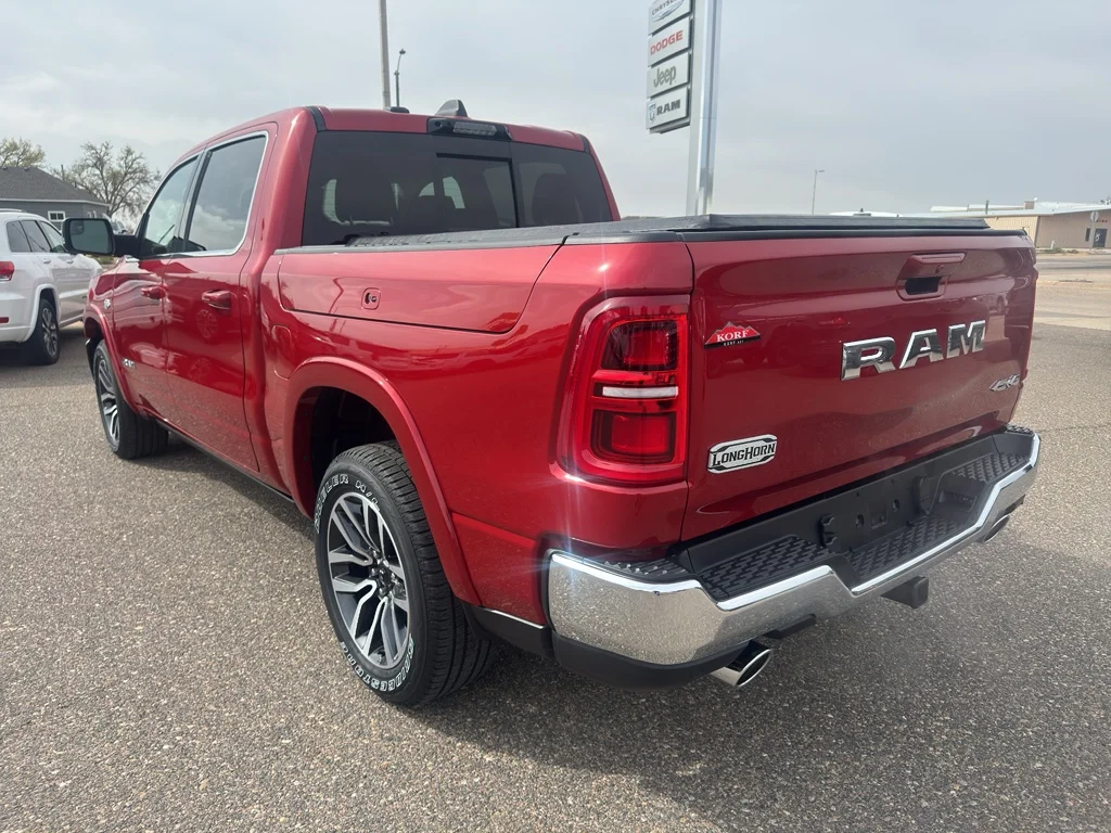 New 2026 Molten Red Pearl-Coat Exterior Paint RAM Longhorn image 8