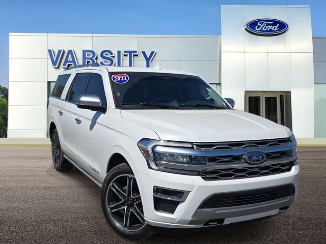 Certified Used 2023 White Metallic Ford Platinum image 1