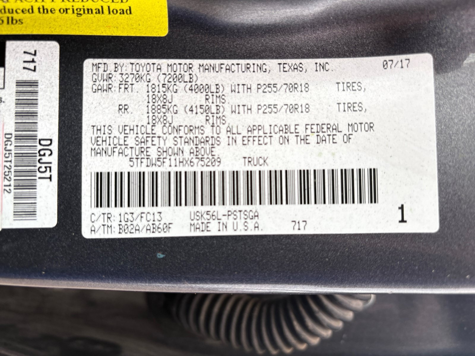 Used 2017 Magnetic Gray Metallic Toyota SR5 image 25