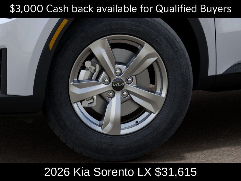 New 2026 White Pearl Kia LX image 9