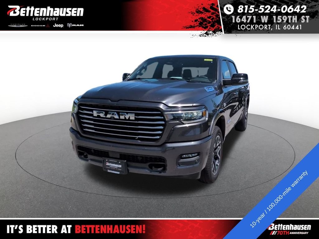 New 2026 Granite Crystal Metallic Clear-Coat Exterior Paint RAM LARAMIE image 14