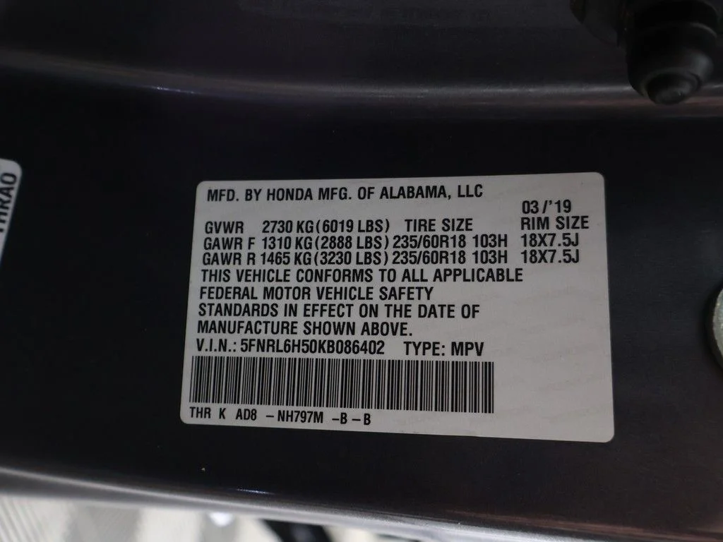 Used 2019 Modern Steel Metallic Honda EX image 53