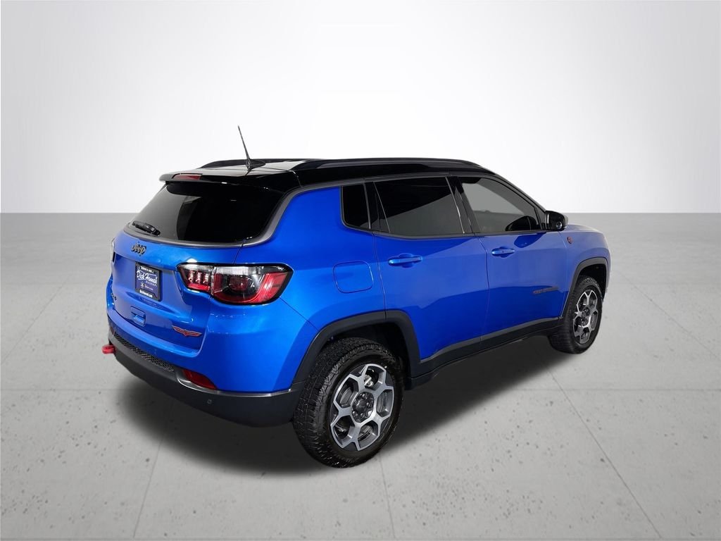 Used 2022 Laser Blue Jeep Trailhawk image 6