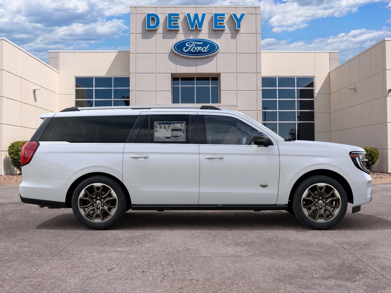 New 2027 Star White Metallic Tri-Coat Ford King Ranch image 5