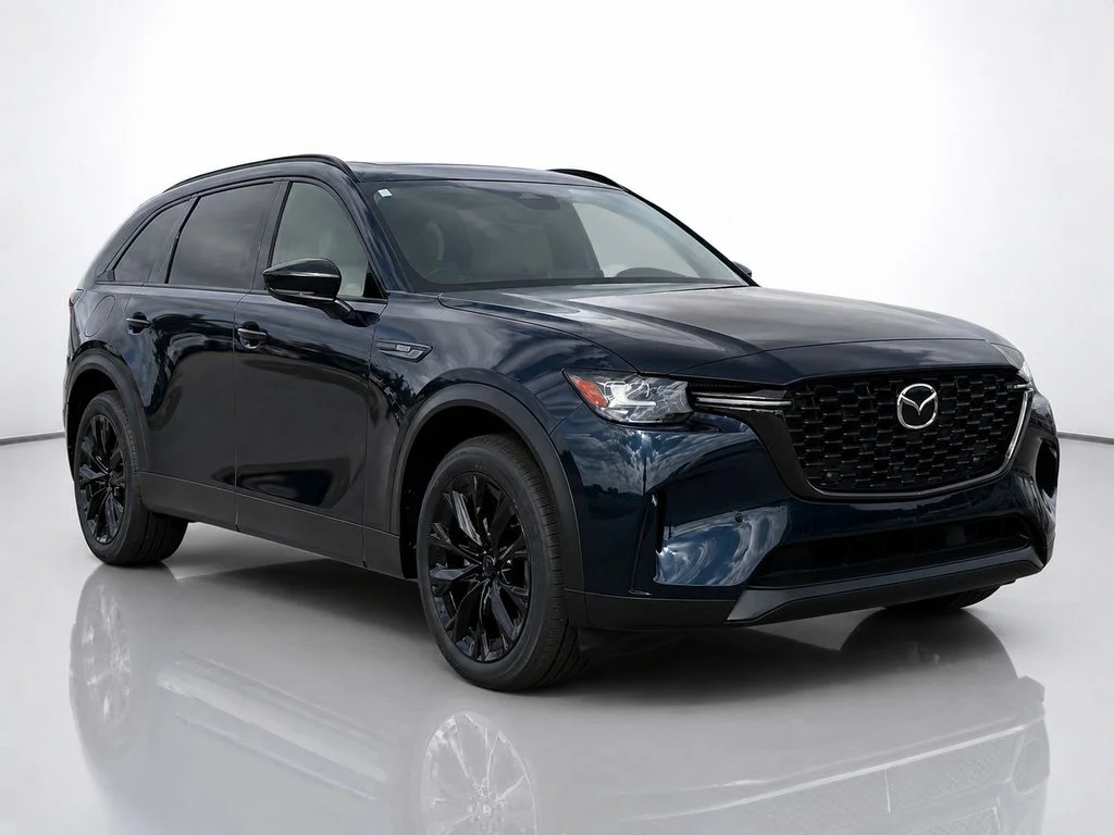 New 2026 Deep Crystal Blue Mica Mazda 3.3 Turbo Premium Sport AWD image 4