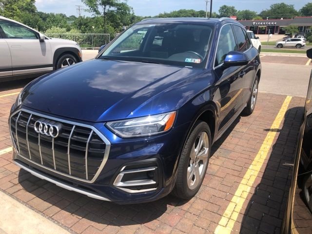 Used 2021 Blue Audi 45 Premium Plus image 2