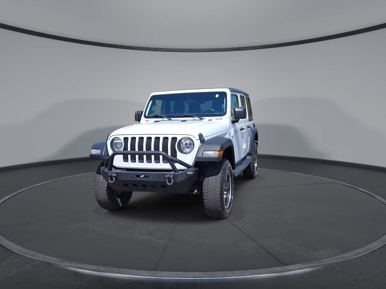 Used 2018 Bright White Clearcoat Jeep Sport S image 3