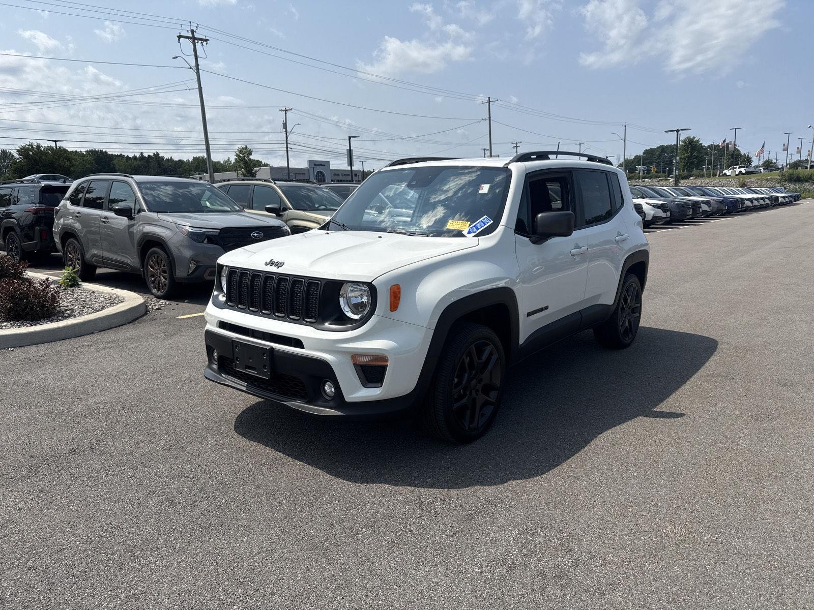 Used 2021 Alpine White Clearcoat Jeep 80th Anniversary image 6