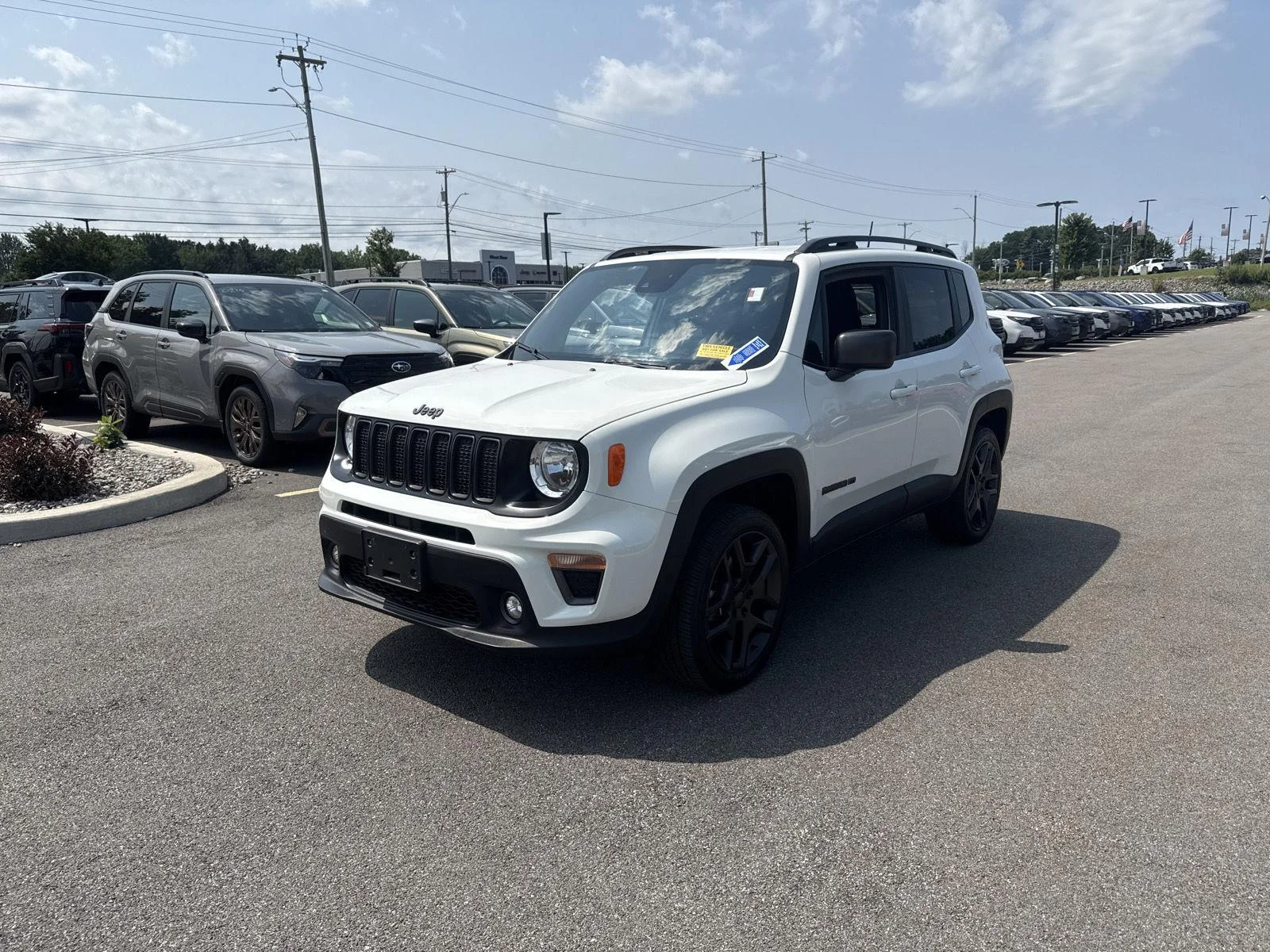 Used 2021 Alpine White Clearcoat Jeep 80th Anniversary image 6