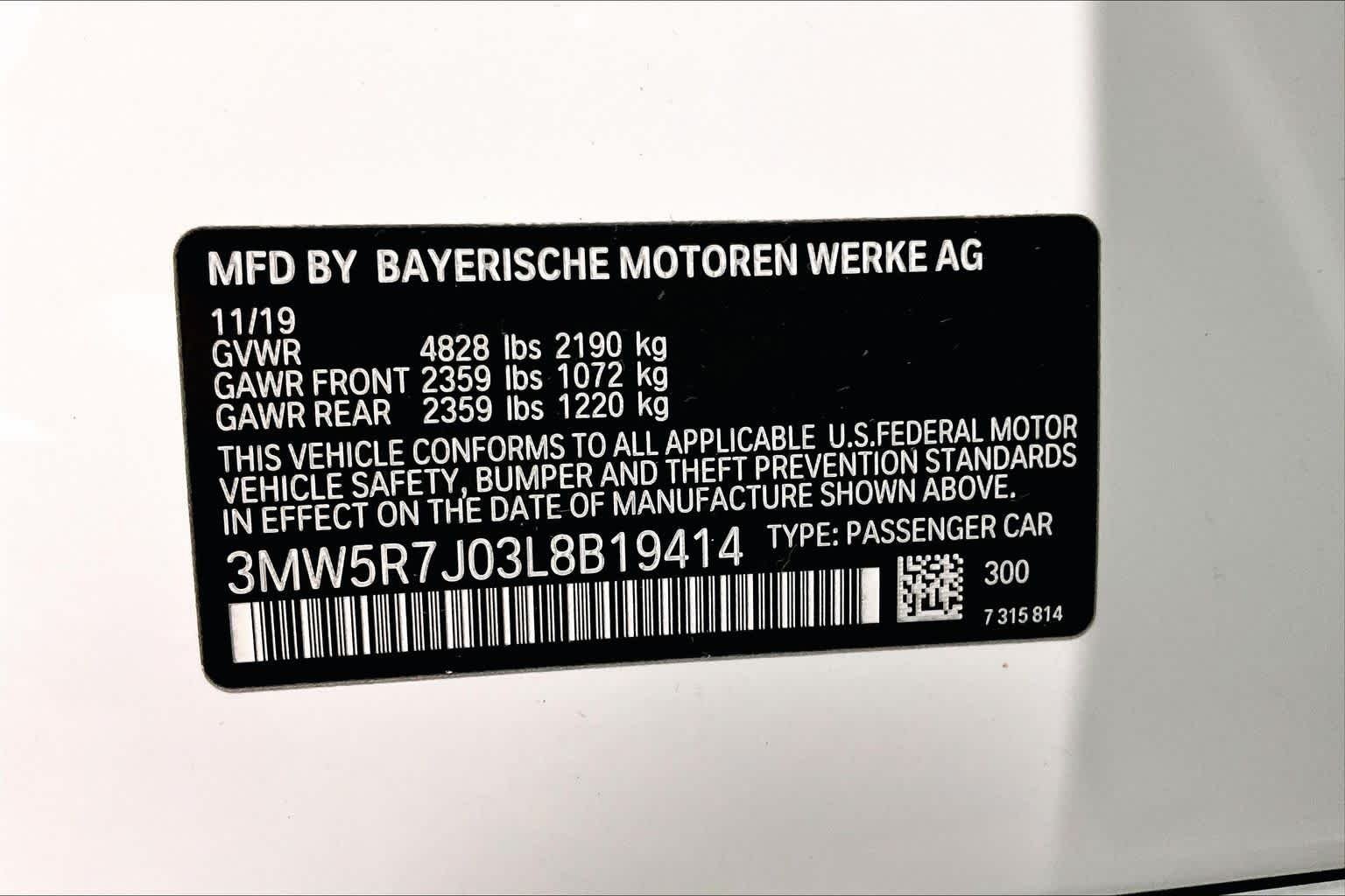 Used 2020 Alpine White BMW 330i xDrive image 33