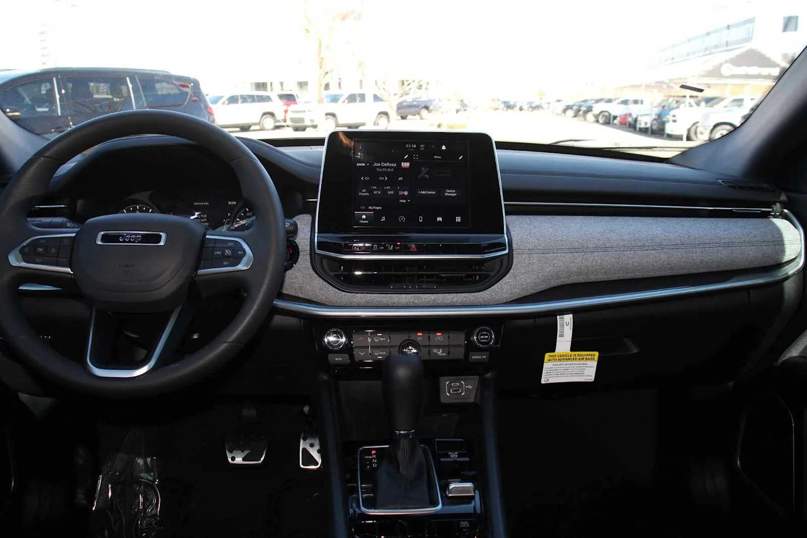 Used 2025 Diamond Black Crystal Pearlcoat Jeep Sport image 18
