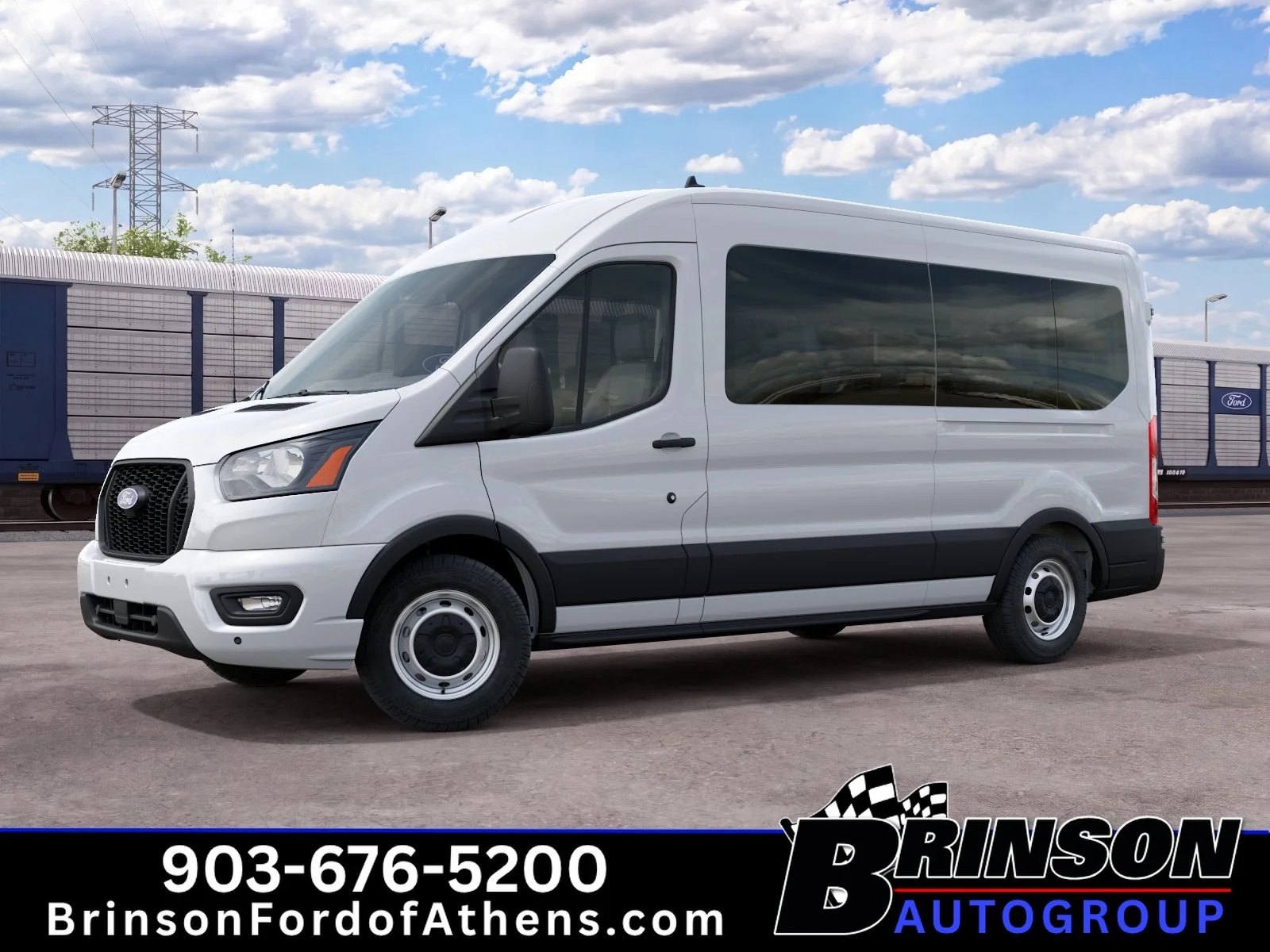 New 2027 Oxford White Ford Passenger Van XL image 1