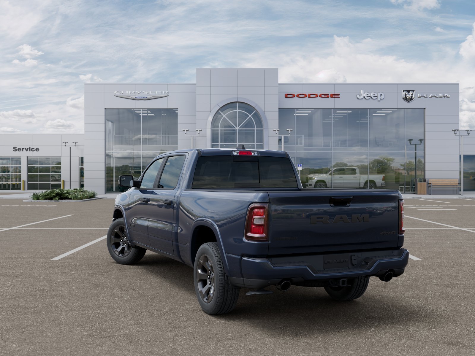 New 2026 Forged Blue Metallic Exterior Paint RAM Big Horn/Lone Star image 15