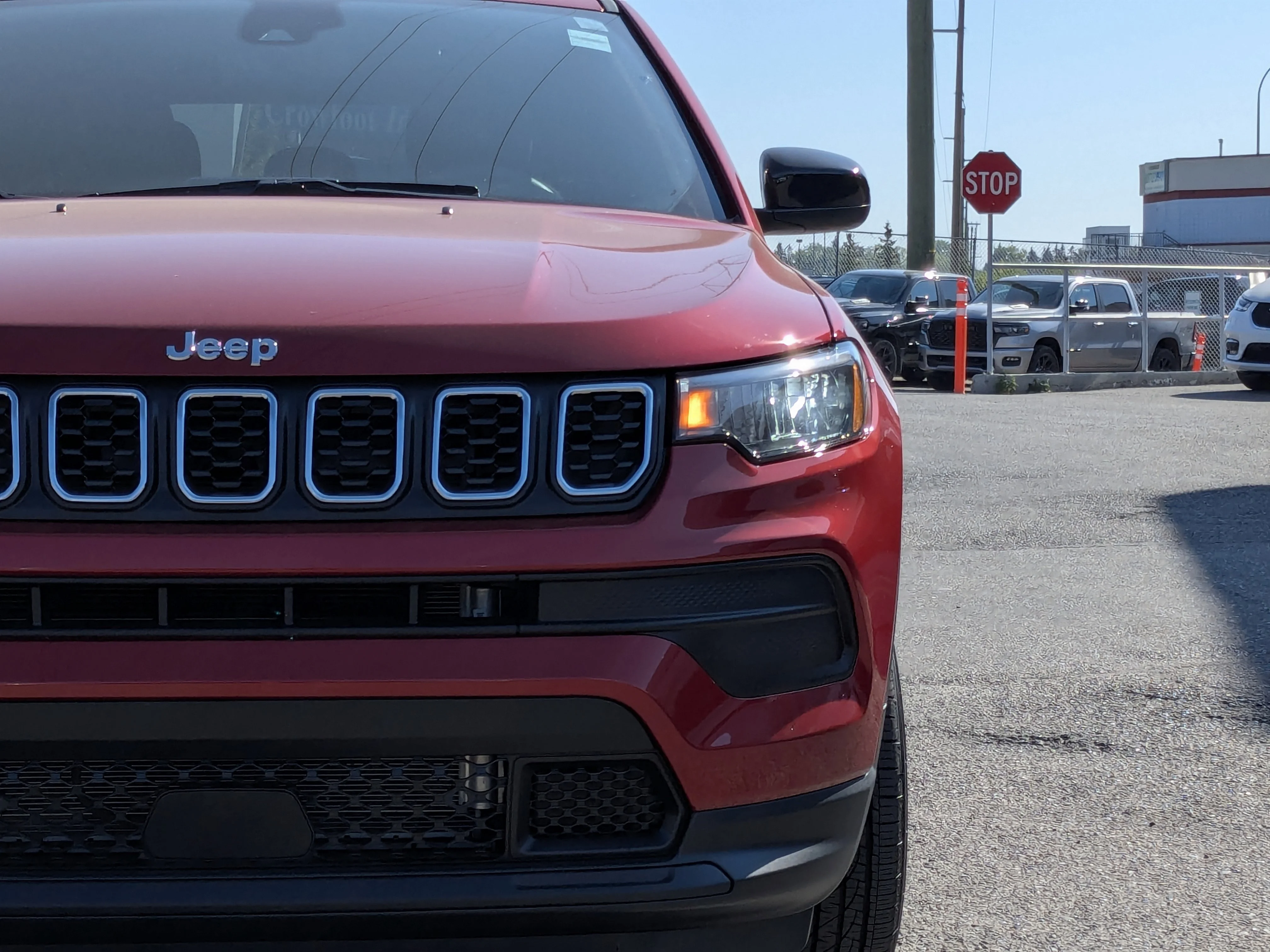 New 2025 Red Jeep Sport - - Forward Collision Warning - LED Head Lamps - Heated Seats and More! image 10