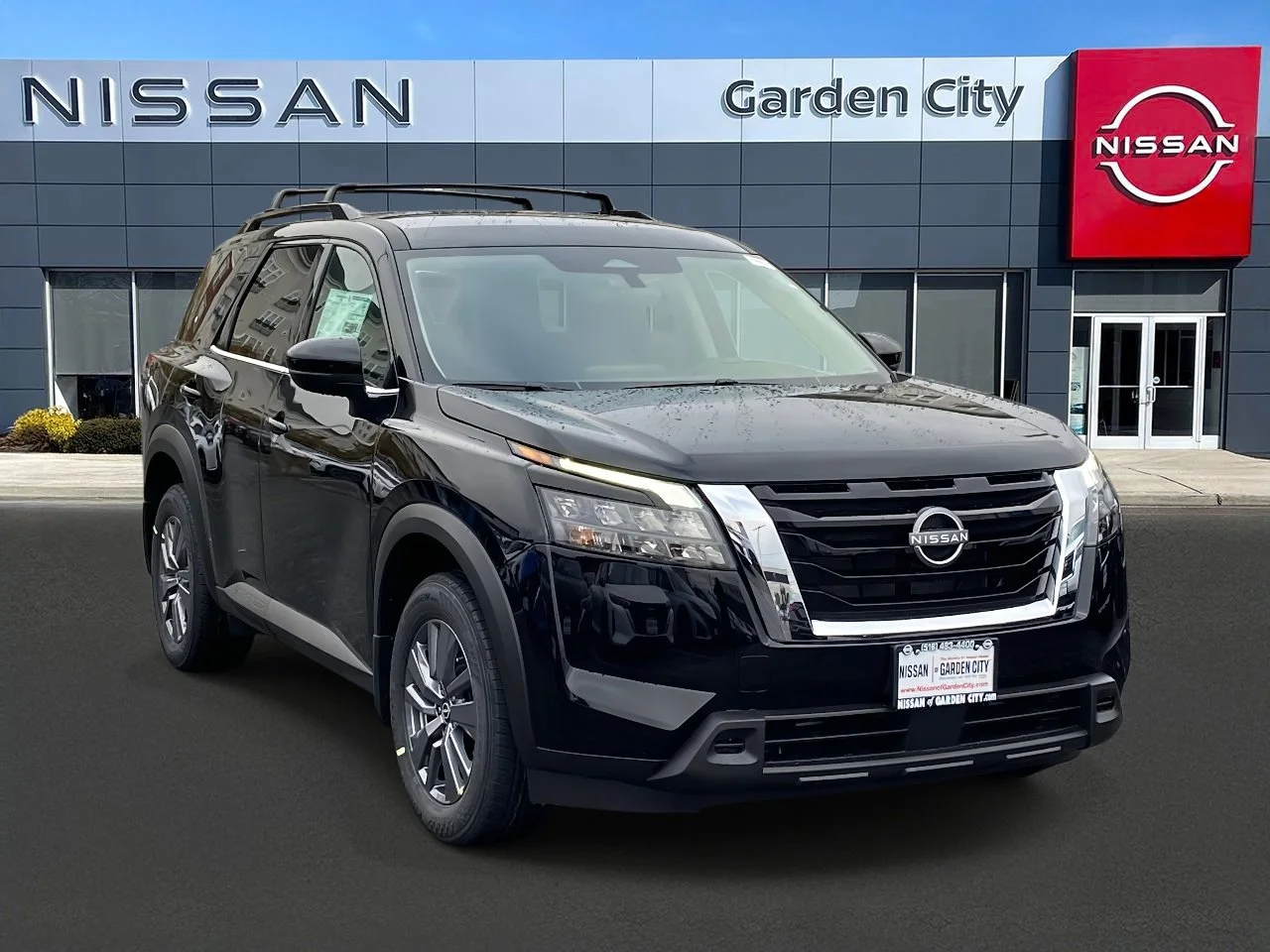 New 2025 Super Black Nissan SV image 1