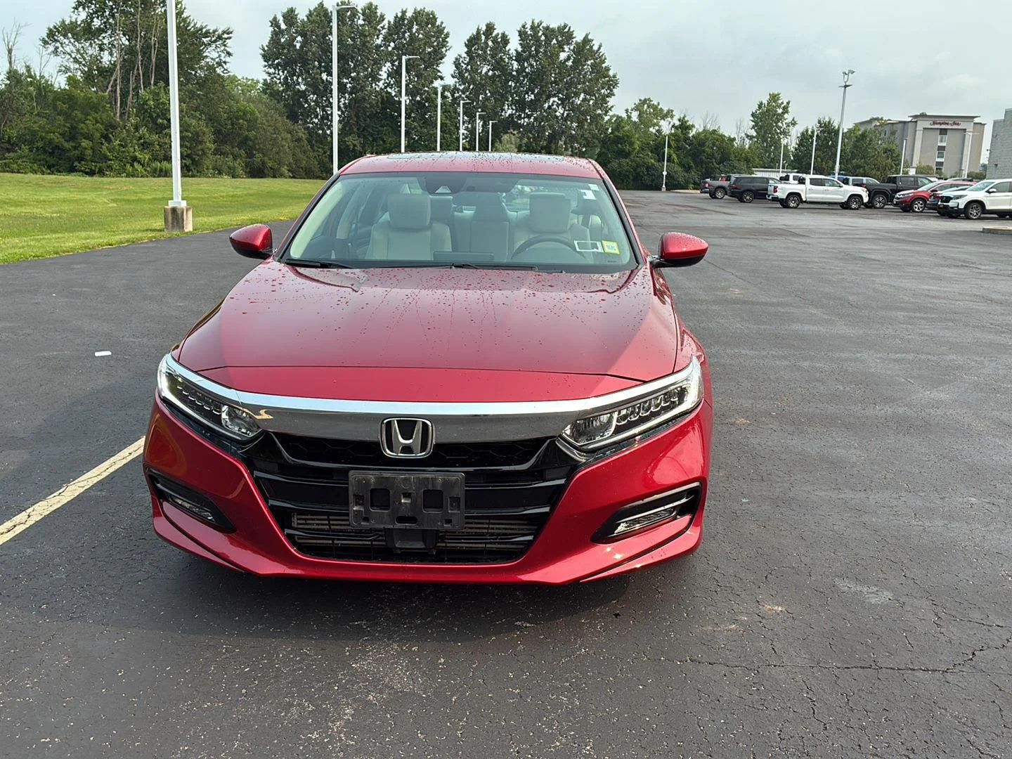 Used 2018 Radiant Red Metallic Honda EX 1.5T image 14