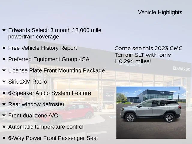 Used 2023 Silver GMC SLT image 8