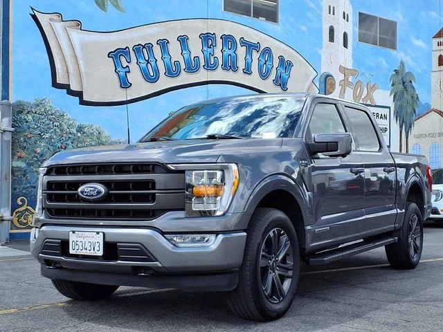 Certified Used 2023 Gray Metallic Ford Lariat image 1