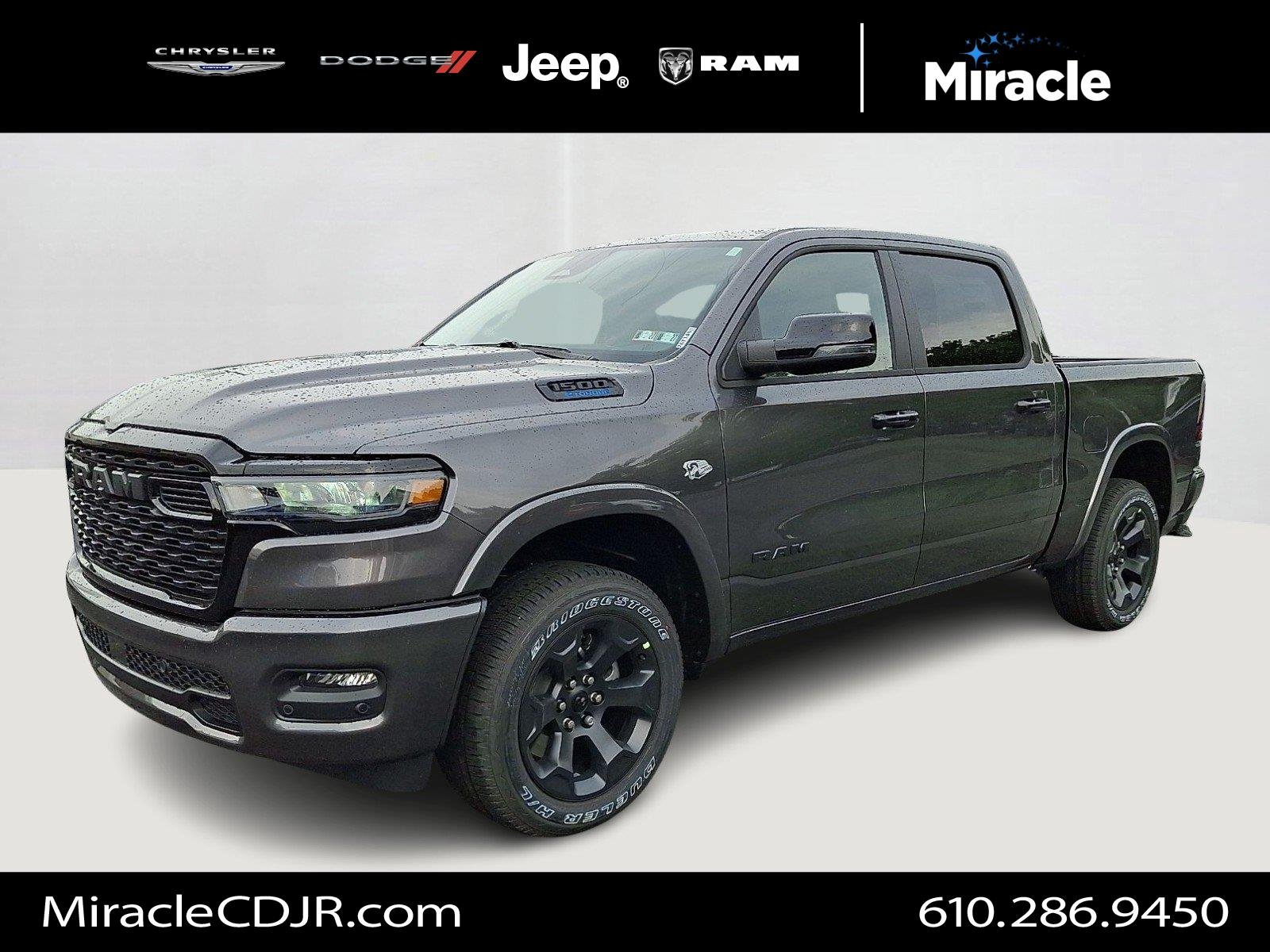 New 2026 Granite Crystal Metallic Clear-Coat Exterior Paint RAM Big Horn image 1
