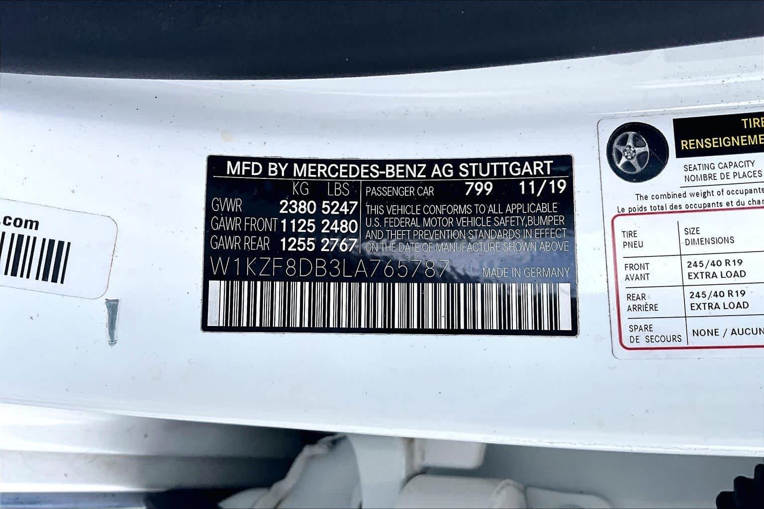Used 2020 designo Diamond White Metallic Mercedes-Benz E 350 image 31