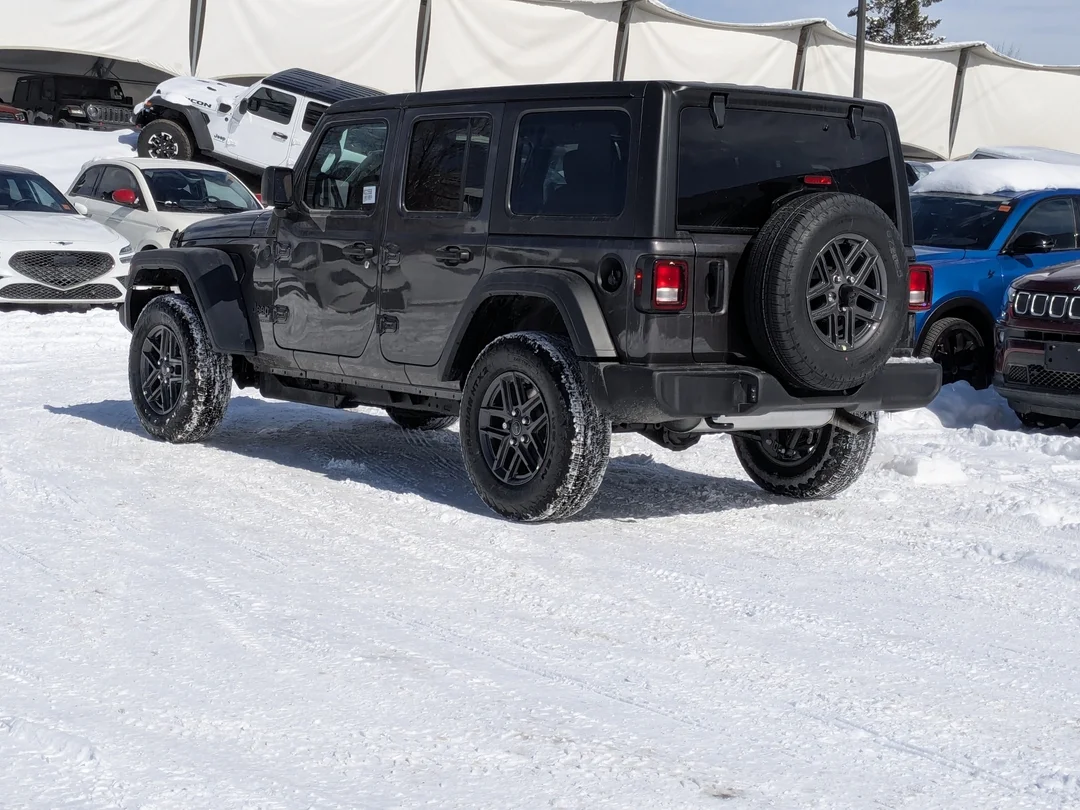 New 2026 Grey Jeep Sport S - - 4x4 - Gorilla Glass - 3-Piece Hardtop - Adaptive Cruise - Remote Start & More! image 6
